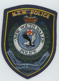 FOREIGN,AUSTRALIA,NEW SOUTH WALES POLICE 6 PLASTIC